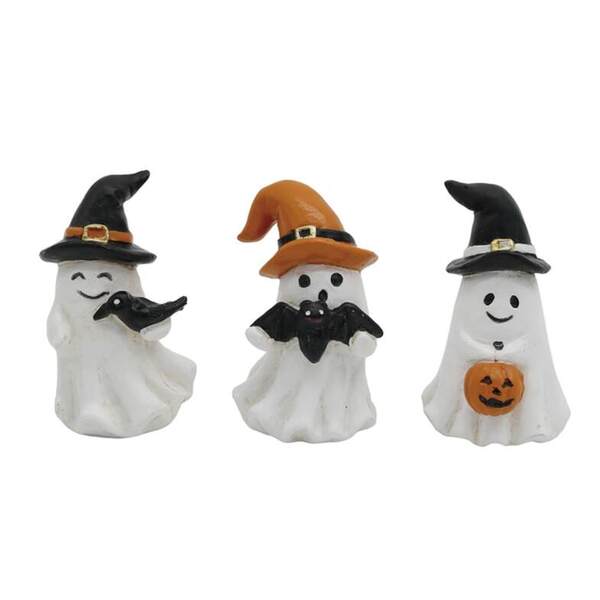 Item 502112 Mini Ghost With Hat Figure
