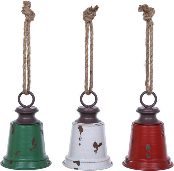 Item 505257 Red/White/Green Bell Hang