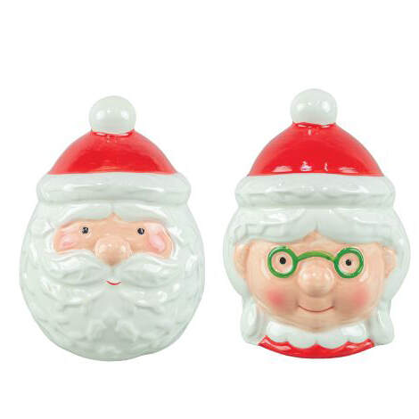 Item 509027 Mr And Mrs Claus Salt And Pepper Set