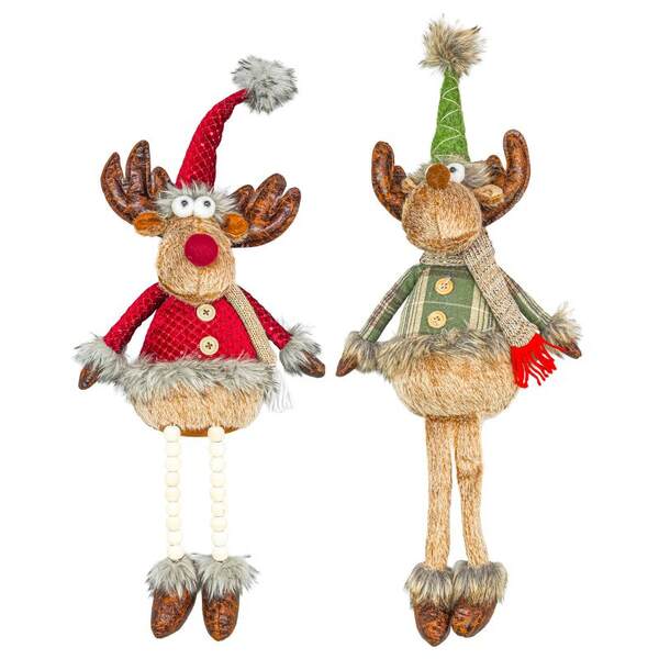 Item 509210 Cozy Sweater Moose Bead Dangle Leg
