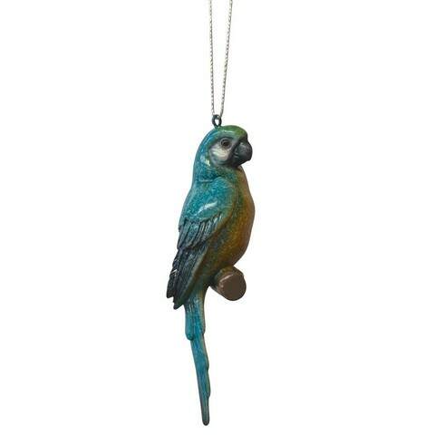 Item 516399 Blue Parrot Ornament
