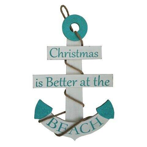 Item 516531 Beach Anchor Plaque