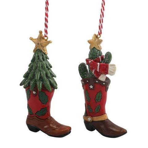 Item 516719 Cowboy Boot Ornament