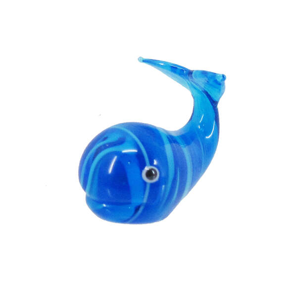 Item 519484 Glass Whale Figure