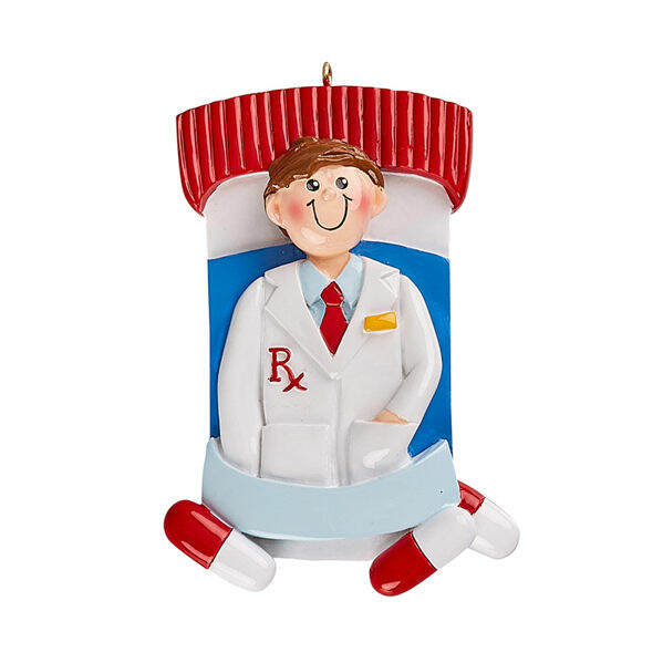 Item 525009 Pharmacist Boy Ornament