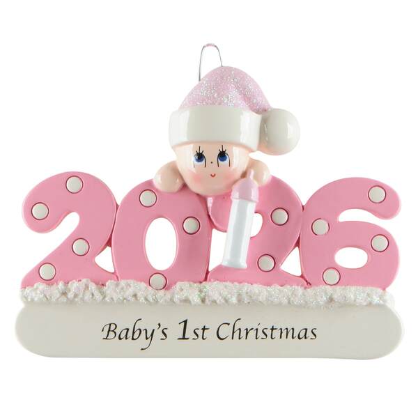 Item 525194 2026 Baby Pink Ornament