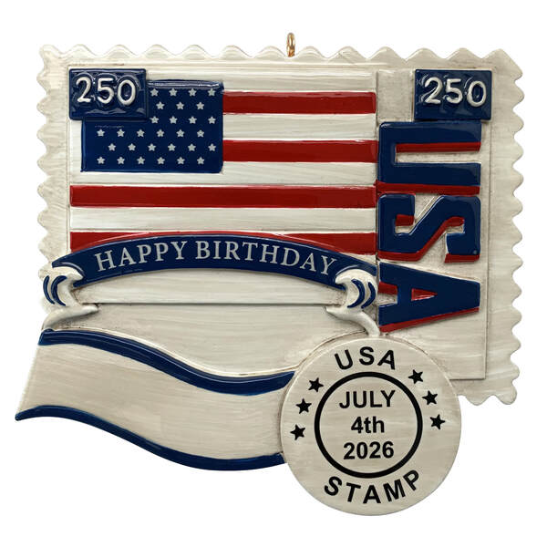 Item 525233 250 Stamp Ornament