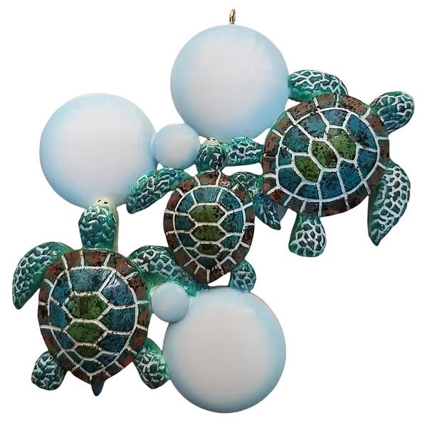 Item 525250 Turtle Family Of 3 Ornament