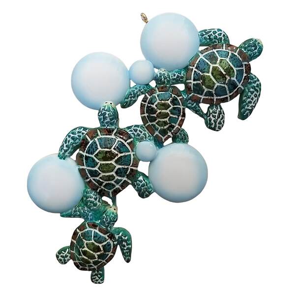 Item 525251 Turtle Family Of 4 Ornament