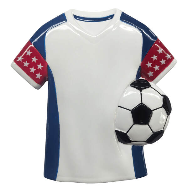 Item 525255 Star Soccer Jersey Ornament
