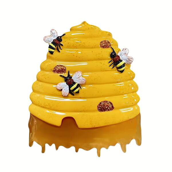 Item 525269 Beehive And Honey Ornament
