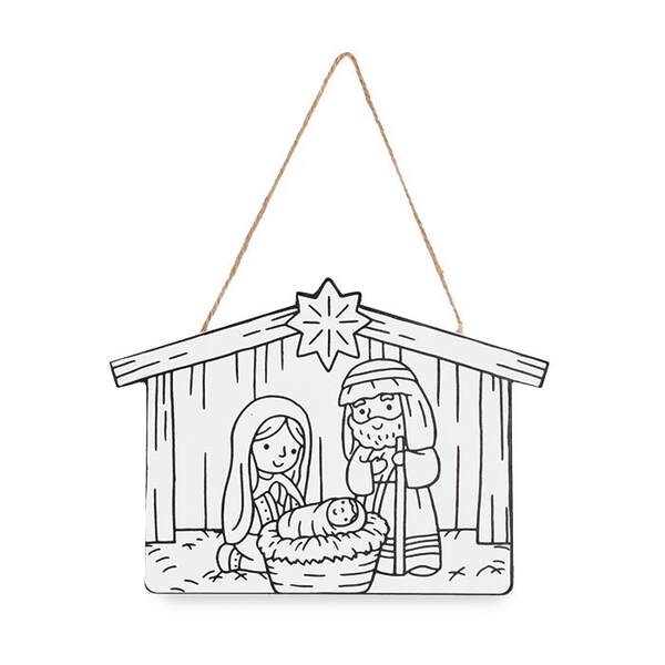 Item 527048 Color Me Nativity Ornament