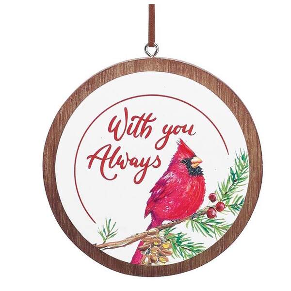 Item 527194 With You Always Cardinal Ornament