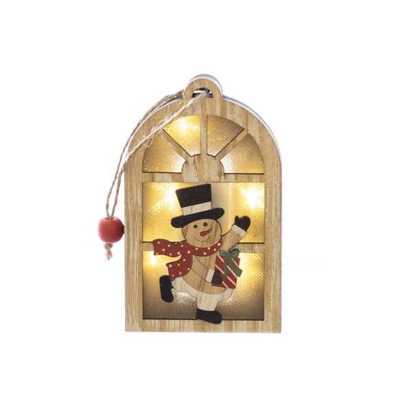 Item 558102 Lighted Snowman Ornament