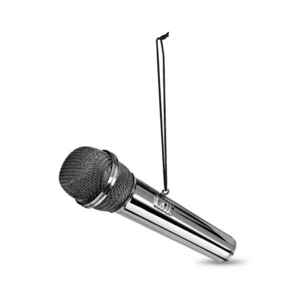 Item 560041 Black Microphone Ornament