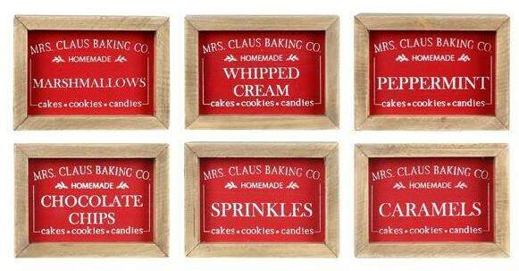 Item 601069 Cocoa And Cookies Tabletop Sign