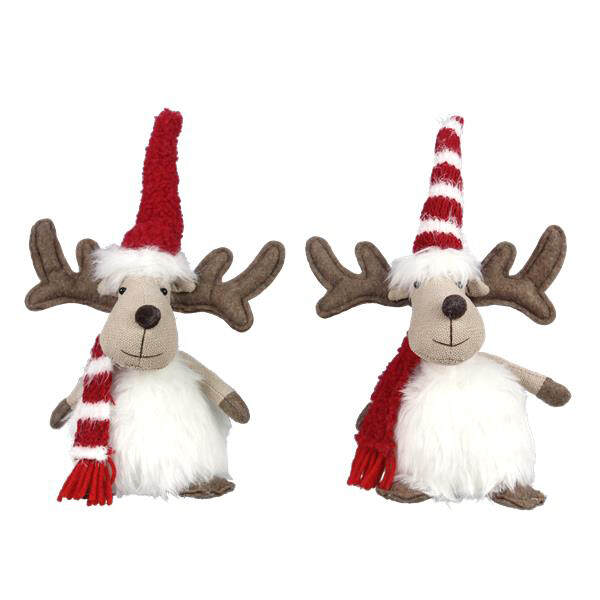 Item 601171 Fabric Sitting Moose