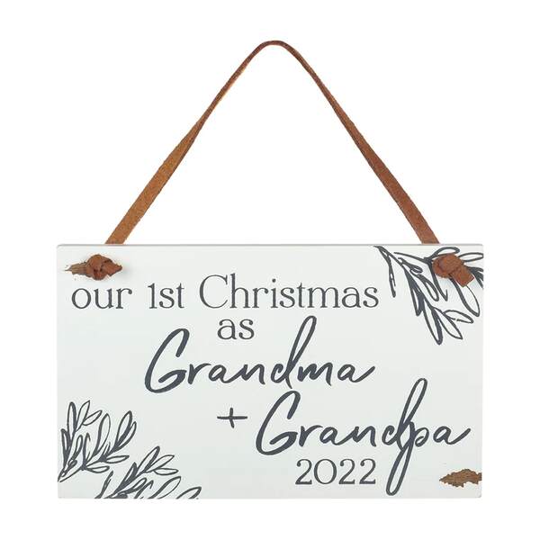 Item 609024 1st Christmas As Gma And Gpa 2022 Ornament