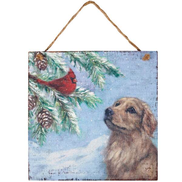 Item 642185 Cardinal And Golden Ornament