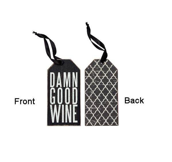 Item 642301 Damn Good Wine Bottle Tag