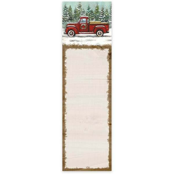 Item 642499 Red Truck List Pad