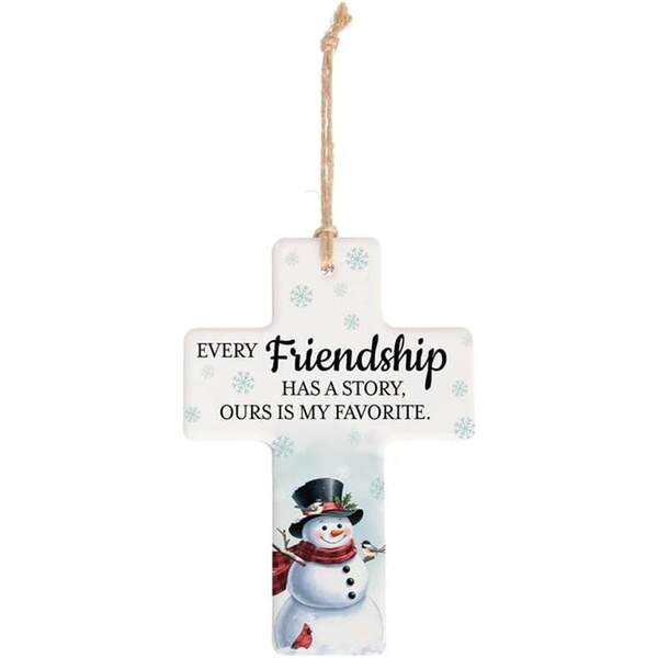 Item 655018 Friendship Cross Ornament