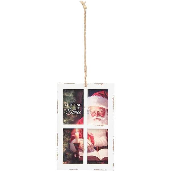 Item 655032 Santas List Christmas Ornament