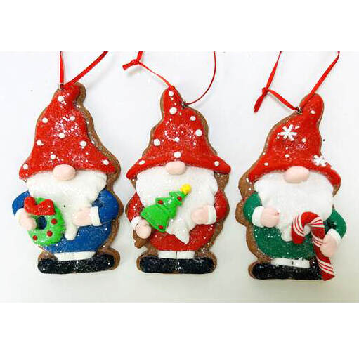 Item 808097 Claydough Gnome Ornament