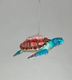Item 820101 Glass Turtle Ornament