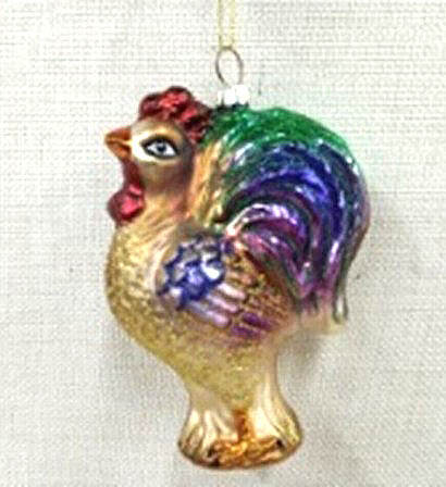 Item 844001 Rooster Ornament