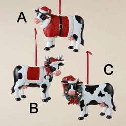Item 100079 thumbnail Christmas Cow Ornament