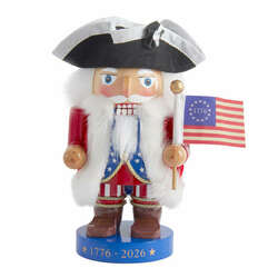 Item 100252 America 250 Patriotic Nutcracker