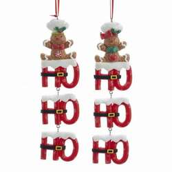 Item 100254 Ho Ho Ho Gingerbread Ornament