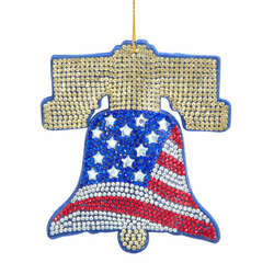 Item 100263 thumbnail Bedazzle America 250 Liberty Bell Ornament