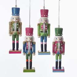 Item 100399 Bright Color Nutcracker Ornament