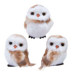 Item 100439 thumbnail Brown White Owl Ornament