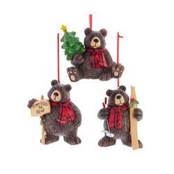 Item 100460 thumbnail Lodge Brown Bear Ornament