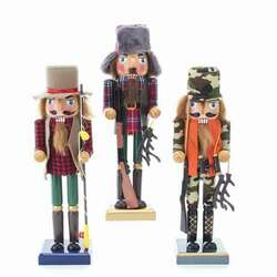 Item 100479 Fisherman/Hunter Nutcracker