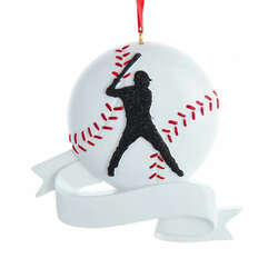 Item 100500 thumbnail Baseball Player Ornament