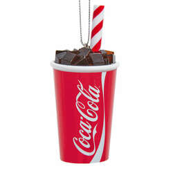 Item 100557 thumbnail Coke Cup With Straw Ornament