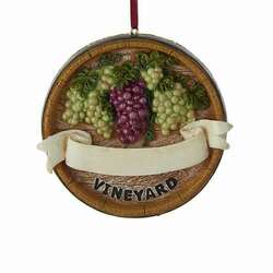 Item 100597 Personalizable Vineyard Ornament