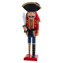 Item 100648 Pirate With Peg Leg Nutcracker