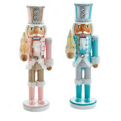 Item 100649 thumbnail Pink/Blue Soldier Nutcracker