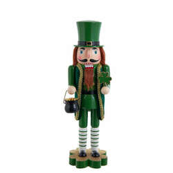 Item 100663 Leprechaun Soldier Nutcracker