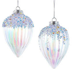 Item 100691 thumbnail Glittered Finial Ornament