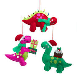 Item 100786 thumbnail Stuffed Dinosaur Ornament
