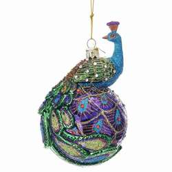 Item 100906 thumbnail Noble Gems Peacock Ornament