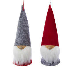 Item 100967 Gray/Red Dwarf Ornament