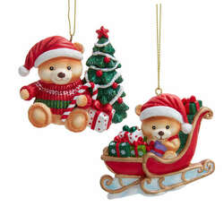 Item 100968 thumbnail Bear Tree/Sleigh Ornament