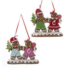 Item 101018 Gingerbread Couple Ornament